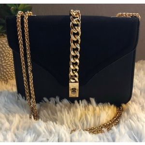 Topshop gold chain bag